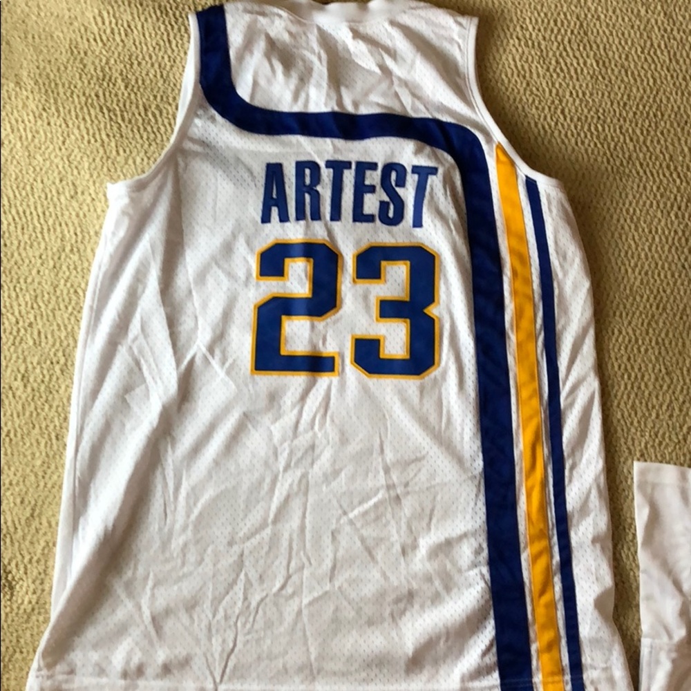 Ron Artest Authentic NBA Stitched Jersey.
